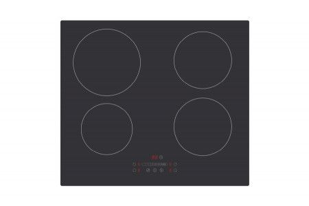 Midea MC-IF7454AJ1-A — ჩასაშენებელი ინდუქციური ზედა პანელი, 4 ზონითა და 7400 W ჯამური სიმძლავრით