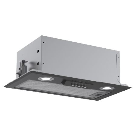 Midea MH60I350B — ჩასაშენებელი ინტეგრირებული გამწოვი შავი პანელითა და 3-სიჩქარიანი მექანიკური მართვით - Image 4