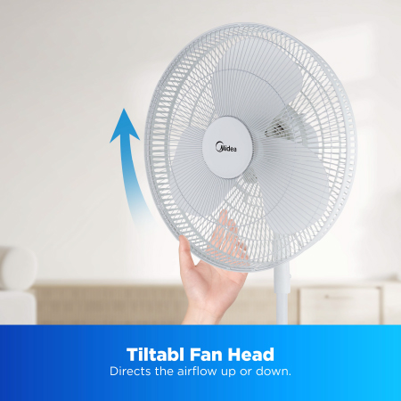 Midea FS40-19M — ვენტილატორი მექანიკური მართვითა და სიმაღლის რეგულირებით - Image 6