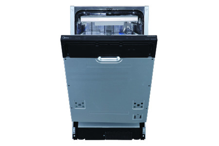 Midea MDWB-4529TQ — კომპაქტური ჩასაშენებელი ჭურჭლის სარეცხი მანქანა Wi-Fi მართვითა და ინვერტორული ძრავით